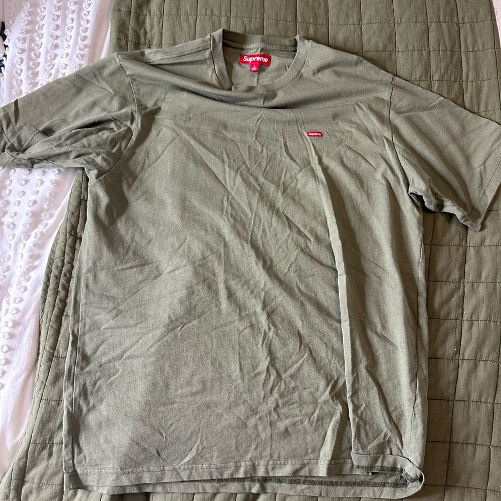 Supreme Olive Green Short Sleeve Tee